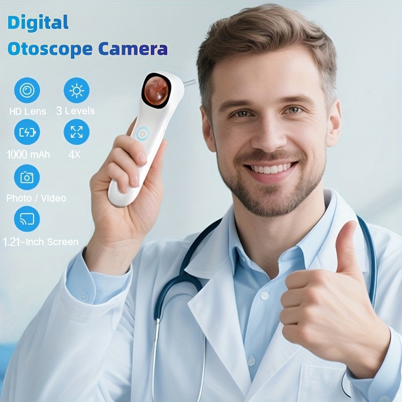 5-in-1 Ear Canal Detector with Screen & In-Ear Camera