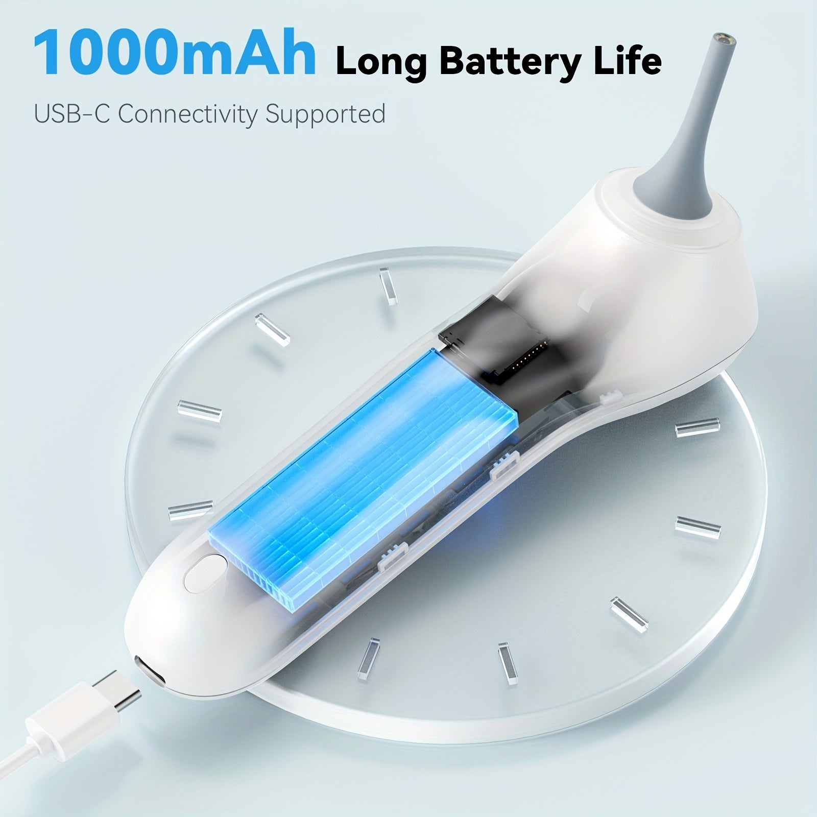 5-in-1 Ear Canal Detector with Screen & In-Ear Camera