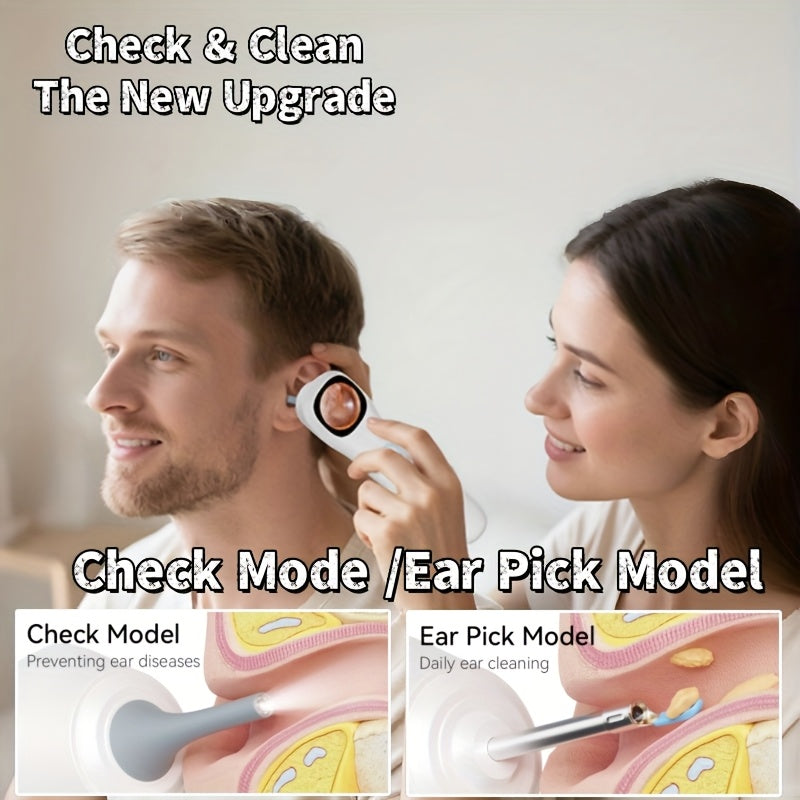 5-in-1 Ear Canal Detector with Screen & In-Ear Camera